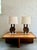 Metal Hollywood Regency Ammonite Lamps in Brass, Marble and Lacquer, France, 1970s, Set of 2 For Sale - Image 7 of 7
