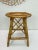 Beautiful, functional and decorative old French Bamboo stool with a spiral seat nice other detailling. In good condition...