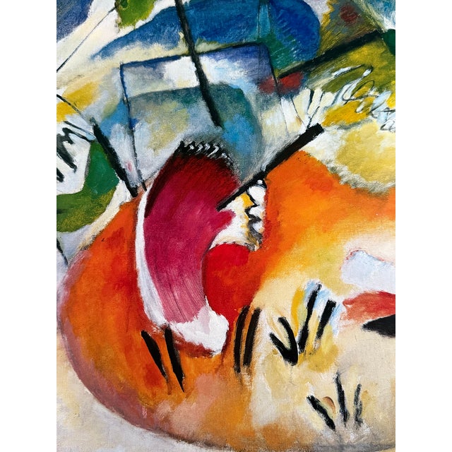 Vintage 1988 Wassily Kandinsky "Improvisation 31 (Sea Battle)" National Gallery of Art Exhibition Poster This original...