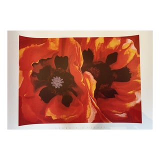 Georgia Okeeffe, Oriental Poppies, Print For Sale