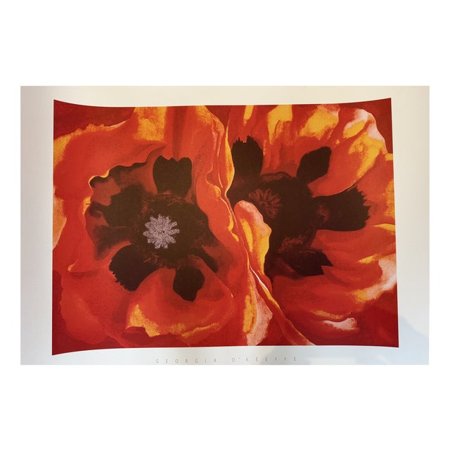 Georgia Okeeffe, Oriental Poppies, Print For Sale