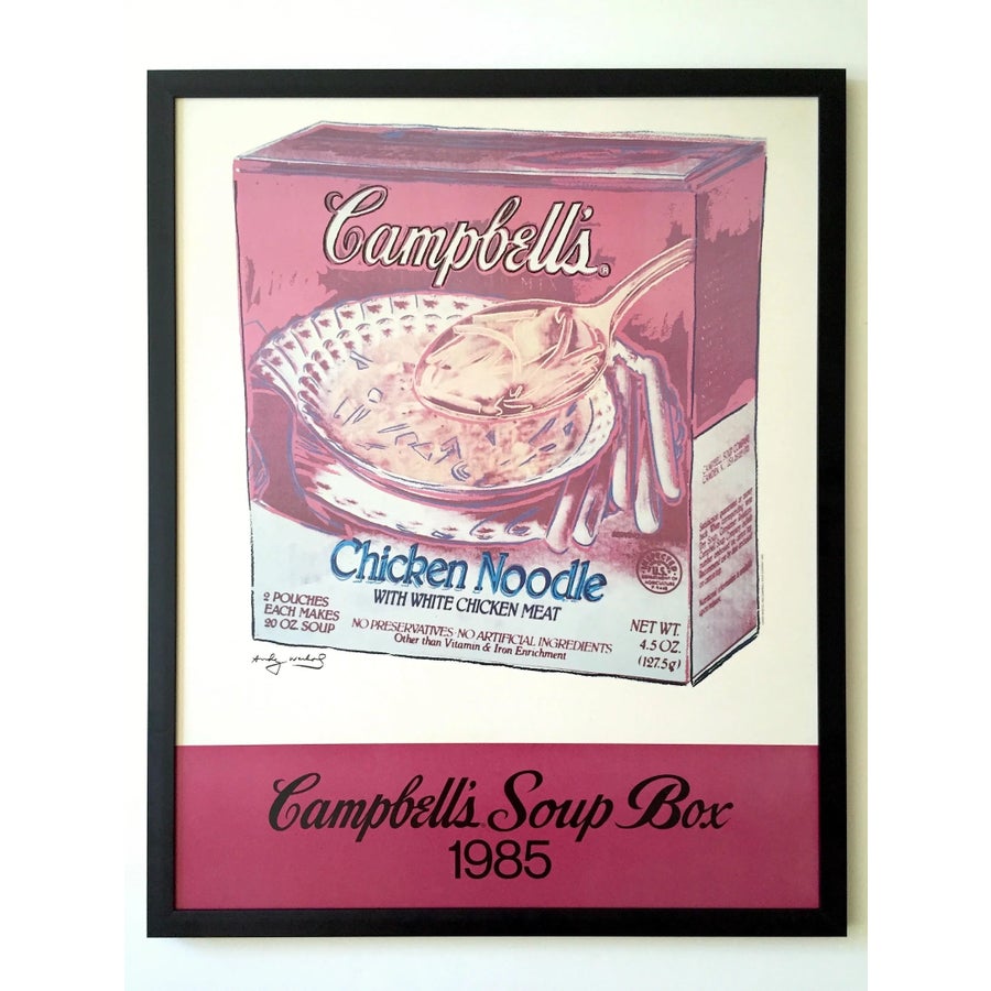 Andy Warhol Vintage 1985 Original Lithograph Print 