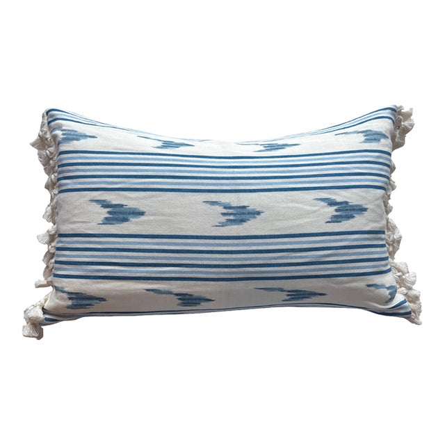 Santa Barbara Ikat Pillow For Sale