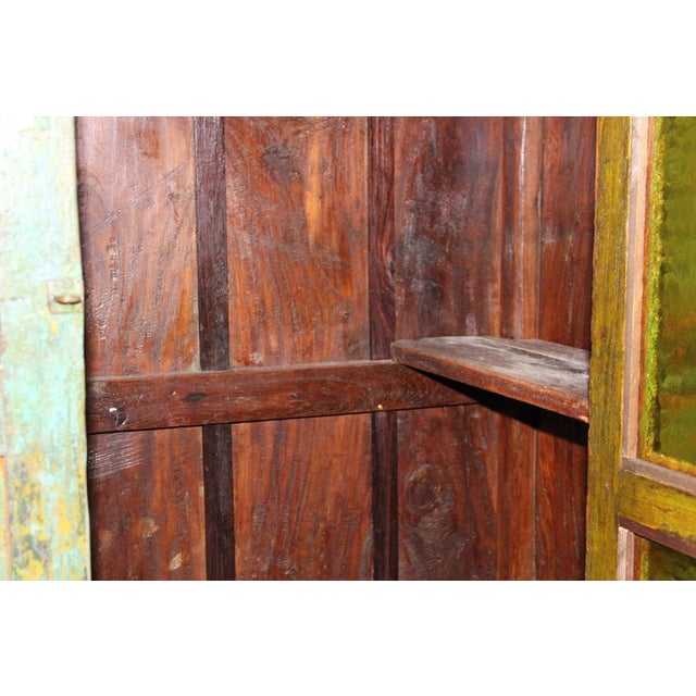 Wood Vintage Display Cabinet, 1980s For Sale - Image 7 of 9