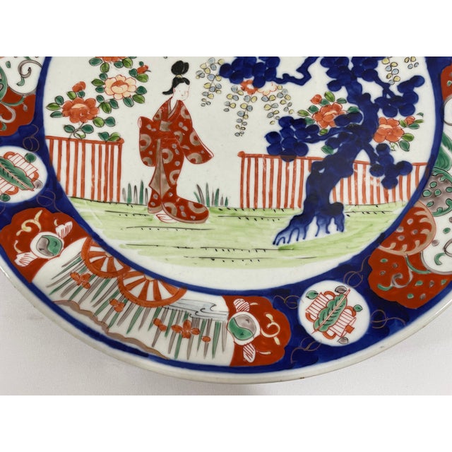 Late 19th Century Meiji Period Japanese Imari Charger Platter For Sale - Image 16 of 18