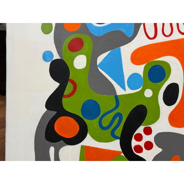 2020 Vibrant Abstract by Noted Palm Springs Artist Gary Janis For Sale - Image 9 of 12