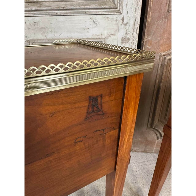 1970s Louis XVI Style Bedside Tables, 1970s, Set of 2 For Sale - Image 5 of 11