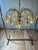 1970s Italian Brass and Beveled Glass Waterfall Chandelier For Sale - Image 9 of 9