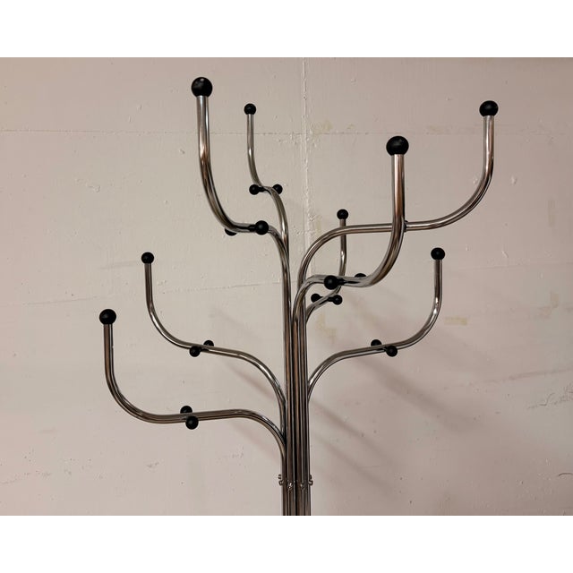 Metal Coat Tree Coat Rack by Sidse Werner for Fritz Hansen, 1970s For Sale - Image 7 of 11