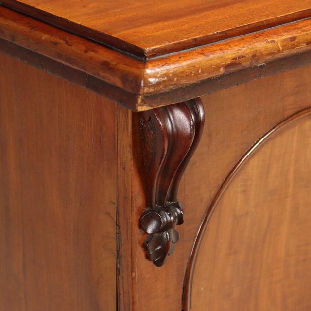 Antique English Mahogany Sideboard, 1850s For Sale - Image 6 of 13