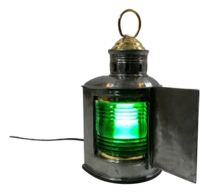 Ships Lantern with Port and Starboard Lenses