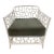 White Rattan Lounge Chair For Sale