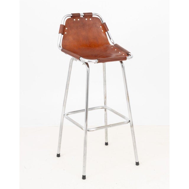 Charlotte Perriand "Les Arcs" Bar Stools, 4 For Sale In New York - Image 6 of 8