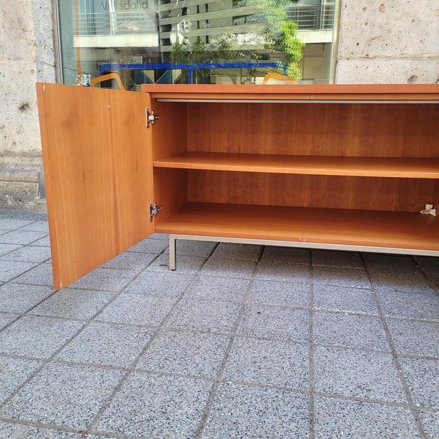 Mid-Century Sideboard in Wood and Steel after George Nelson, 1970s For Sale - Image 15 of 18