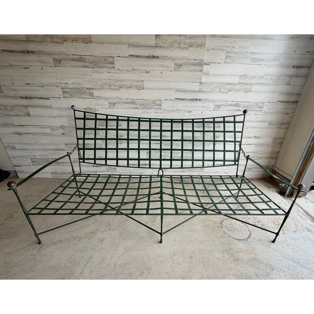 Mario Papperzini for Salterini Iron Garden Sofa For Sale - Image 10 of 18