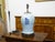 Ceramic 1920s Chinese Blue and White Double Happiness Temple Jar Mounted as a Table Lamp For Sale - Image 7 of 11