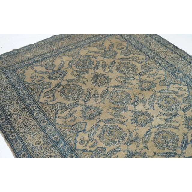 Antique Tabriz Rug 5'1'' x 6'2'' For Sale - Image 10 of 12