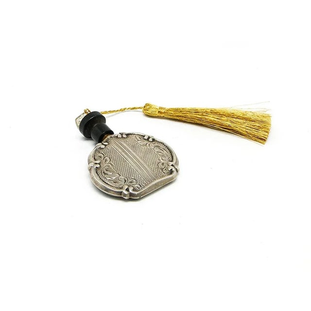 German Art Deco Silver Perfume Bottle, 1920s For Sale - Image 6 of 7