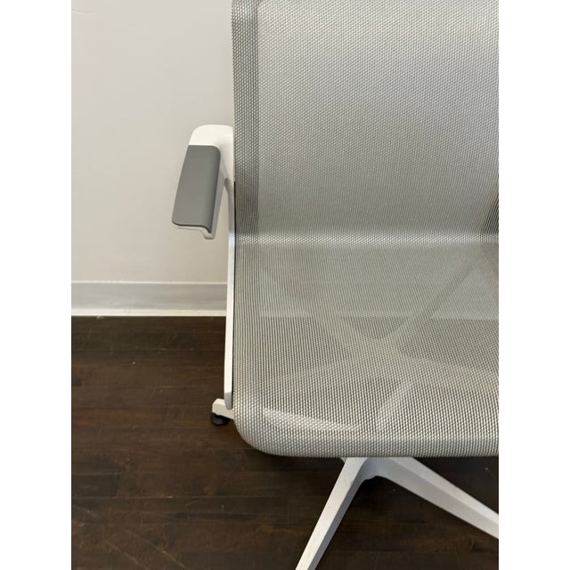 White AllSteel Clarity Office Chair For Sale - Image 8 of 12
