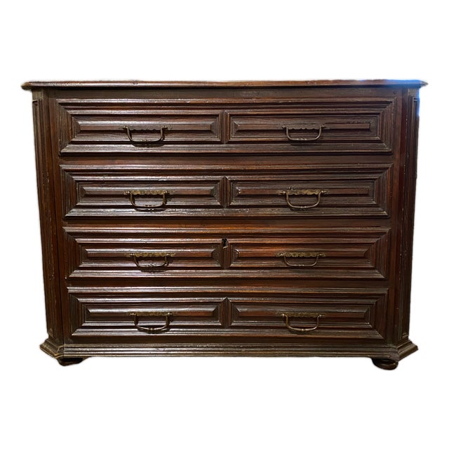 Italian 18th c Walnut Commode For Sale