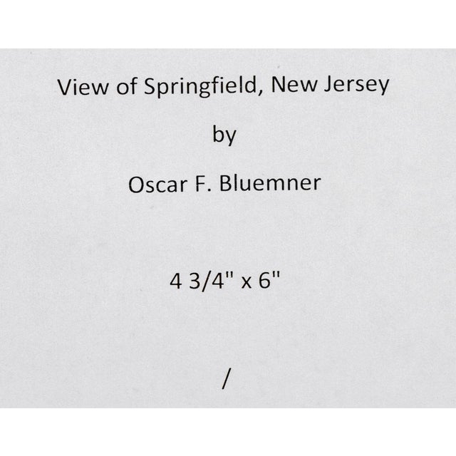 Oscar F. Bluemner Village Landscape Scenes, 2 For Sale - Image 13 of 13