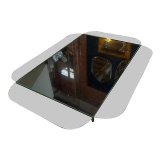 1970s Modern Black and Chrome Tray For Sale