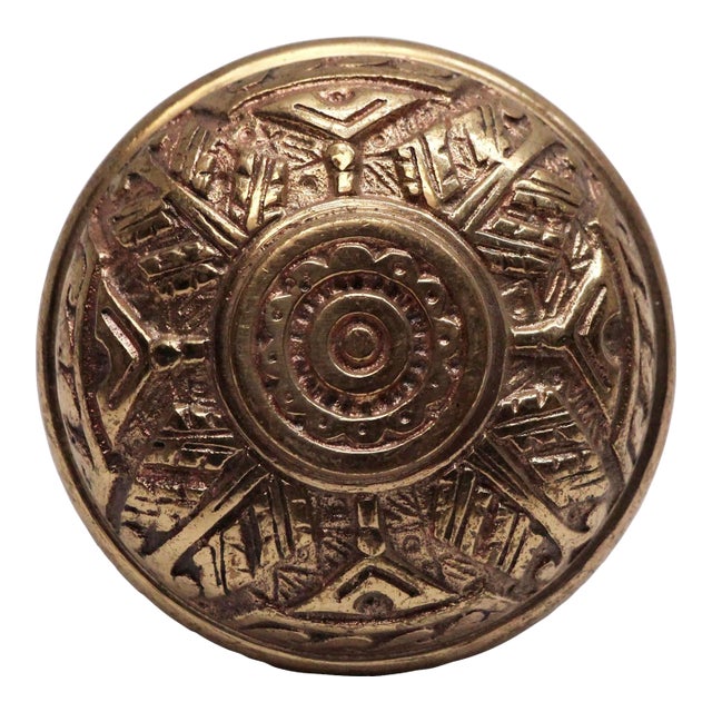 Corbin Polished Bronze Vernacular Door Knob For Sale