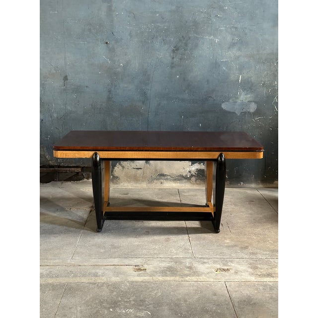 Early 20th Century Italian Art Deco Dining Table Manner of Osvaldo Borsani For Sale - Image 4 of 10