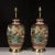 Chinoiserie 1970s Chinoiserie Hand Painted Porcelain Lamps - a Pair For Sale - Image 3 of 12