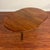 Mid 20th Century Danish Modern Solid Teak Dining Table With Leaf For Sale - Image 5 of 9