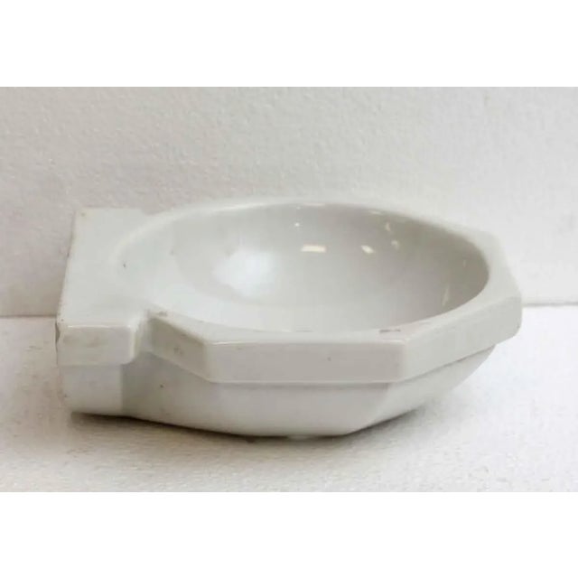 Mid 20th Century Wall Mount White Ceramic Sponge Dish For Sale - Image 4 of 6