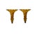 Wood Late 20th Century Wall Shelf Pair Bracket Florentine Style Shelves Vintage Hollywood Regency Decor For Sale - Image 7 of 7