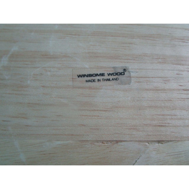 Vintage Salmon Serving Trencher Board Wood Cast Aluminum Head and Tail Winsome Wood For Sale - Image 9 of 11