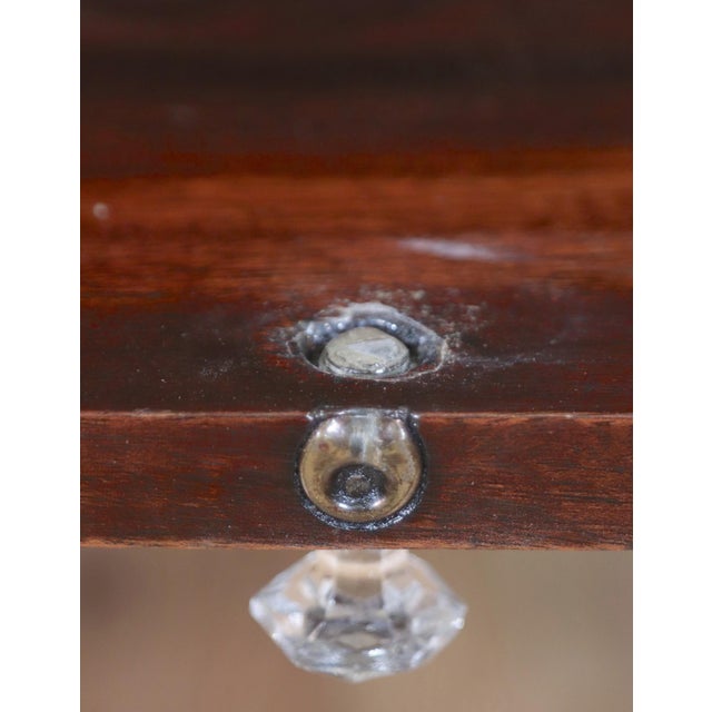 Wood Vintage Mahogany Dark Stained Medical Display Cabinet-Unmarked For Sale - Image 7 of 12
