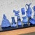 Mid-Century Modern Mid Century Niloak Pottery Blue Vases and Objet d'Art 24 Piece Collection For Sale - Image 3 of 13
