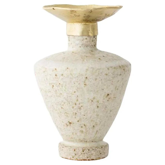 Isolated n.6 Stoneware Vase by Raquel Vidal and Pedro Paz For Sale - Image 6 of 6