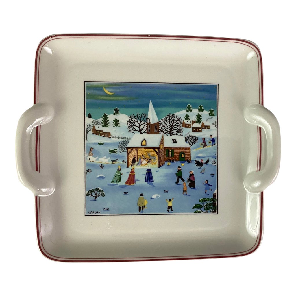 Villeroy & Boch Naif Christmas 4-Piece Dinnerware Set, Furniture & Home
