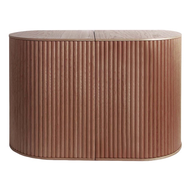 Duna Shifting Stool in Walnut by Woodendot For Sale