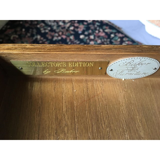 Brown 1970s Baker Drop Leaf Table For Sale - Image 8 of 12