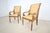 French Karges Furniture Louis XVI–Style Dining Armchairs With Gilt Accents – Pair For Sale - Image 3 of 17