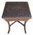 Vintage Square Brown Wicker Accent Table For Sale