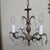 1960s Brass Pineapple Crystal Four-Light Chandelier For Sale - Image 9 of 17