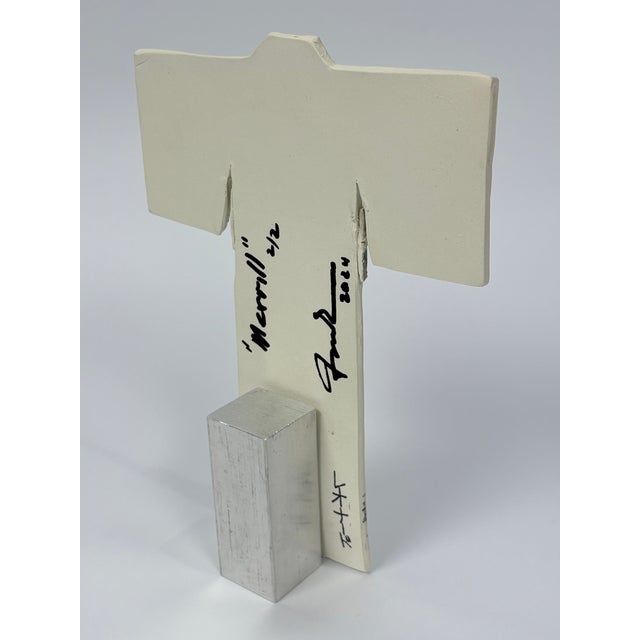 Metal One of a Kind Japanese Kimono Ceramic Sculpture For Sale - Image 7 of 7