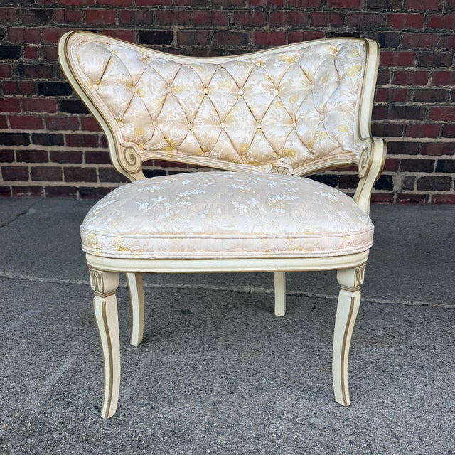 Wood Pair of Louis XV Style French Accent Chairs For Sale - Image 7 of 12