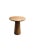 Teak Wood Round Side Table, Stunning Textures, Modern Organic For Sale - Image 4 of 6