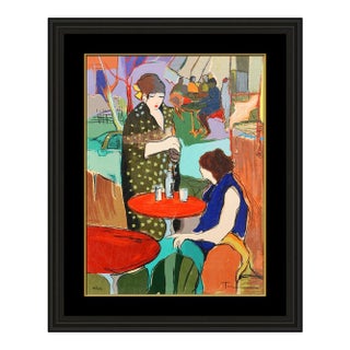 Late 20th Century I'll Be Leaving Now, Itzchak Tarkay For Sale