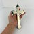Antique Roma Micromosaic Wall Cross 8.25” For Sale - Image 6 of 12