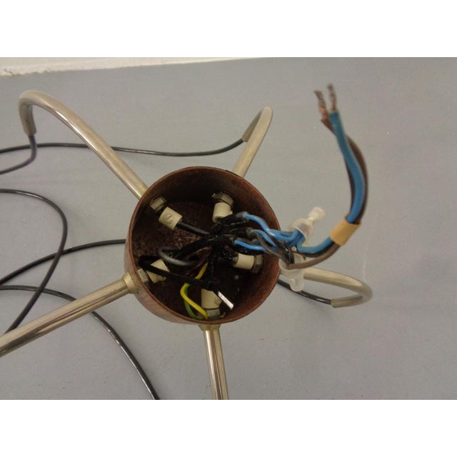 Danish Glass and Rosewood Cascade Ceiling Lamp, 1960s For Sale - Image 18 of 18