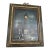 Antique Edwardian London City Big Ben Clock Tower With Frame For Sale