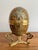 Brass Large 1970s Brass and Enamel Floral Egg Box on Stand For Sale - Image 8 of 8